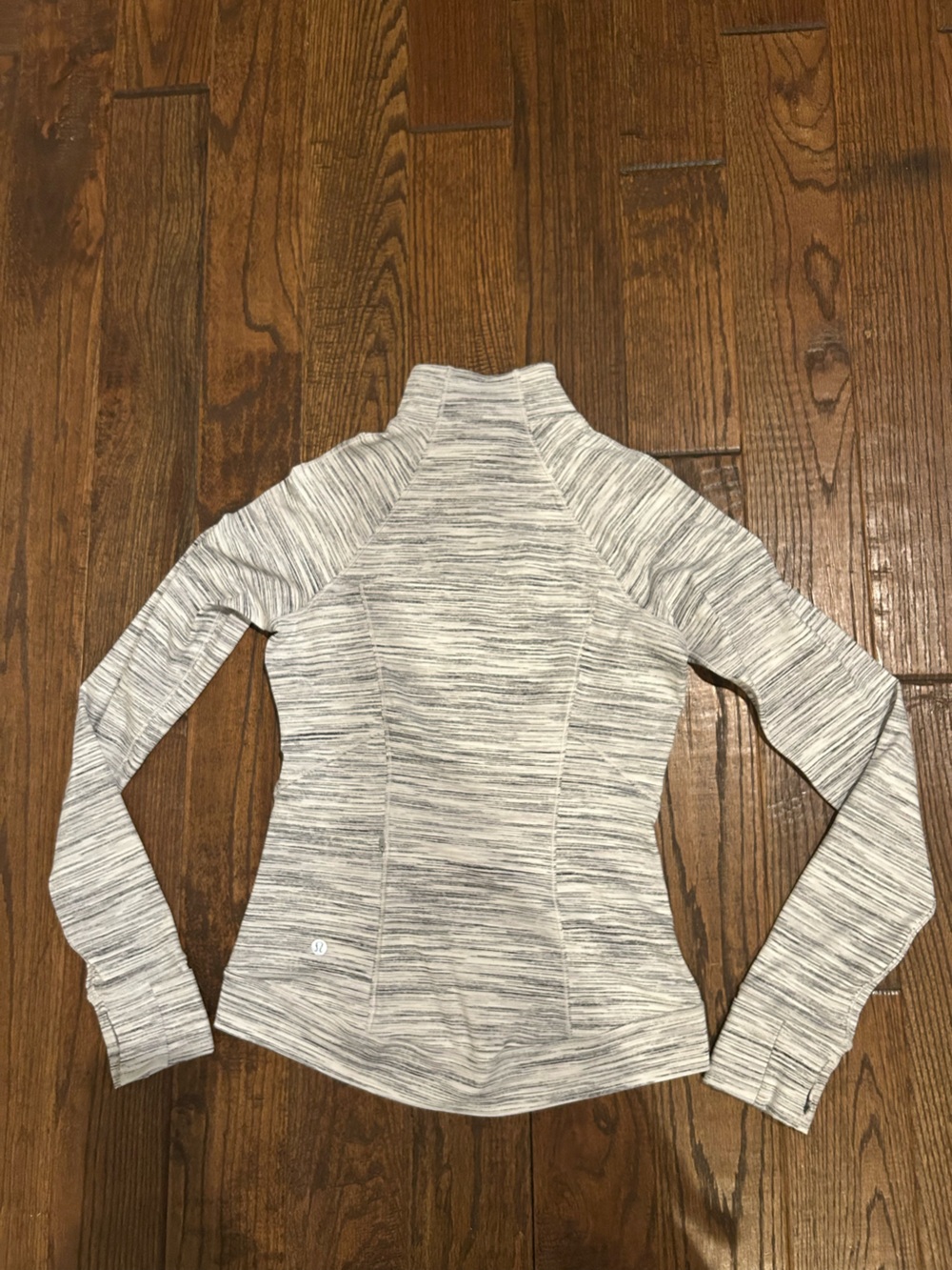 Lululemon Ready to Rulu Pullover Heathered Gray Size 4 Funnel Neck